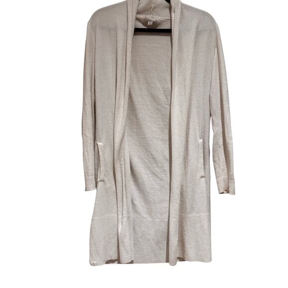Barefoot Dreams CozyChic Ultra Lite - White Cardigan - Picture 1 of 8